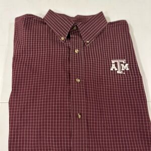 Men’s Antigua brand Texas A&M size XL button up dress shirt